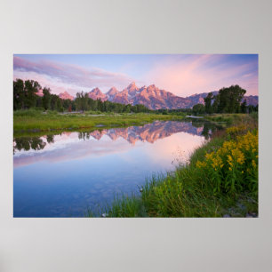 Poster Lever de soleil d'atterrissage de Schwabacher