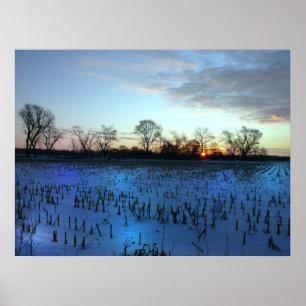 Poster Lever de soleil de l'Iowa