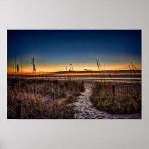 Poster Lever de soleil de Myrtle Beach