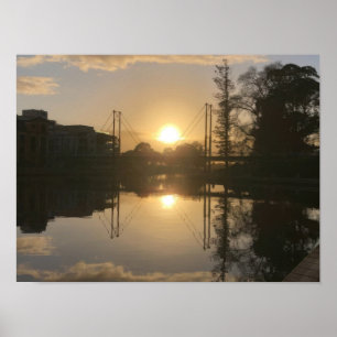 Poster Lever de soleil du matin 