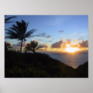 Poster Lever de soleil Maui 1