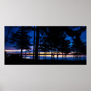 Poster Lever de soleil sur la baie de Gouldsboro, Maine