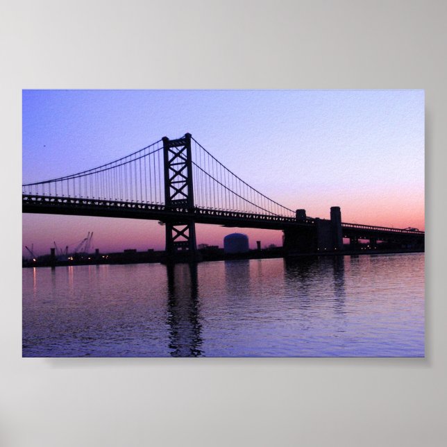 Poster Lever de soleil sur le Delaware (Devant)