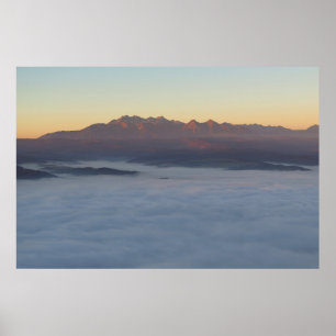 Poster Lever de soleil sur les Tatras