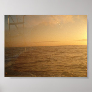 Poster lever de soleil sur l'océan à Cabo