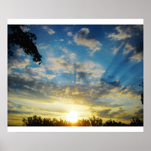 Poster lever du soleil (Devant)