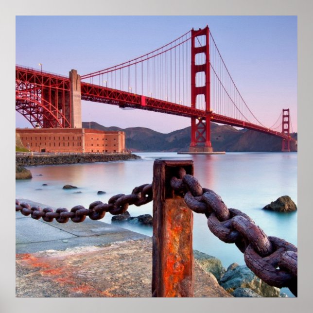 Poster Lever Du Soleil À Fort Point (Devant)