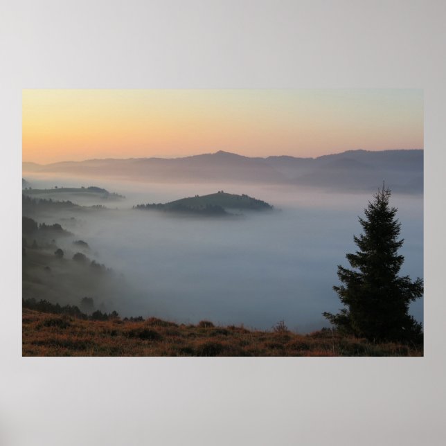 Poster Lever du soleil de Pieniny (Devant)