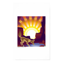 Lever du soleil du canyon Coyote