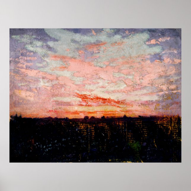Poster Lever du soleil ou coucher du soleil de Thayer (Devant)