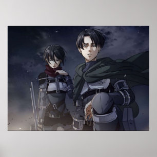 Poster Levi x Mikasa