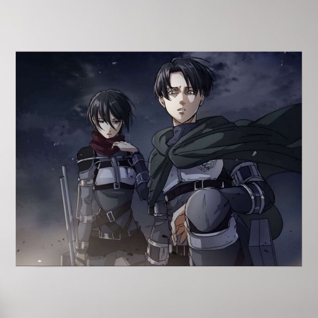 Poster Levi x Mikasa (Devant)
