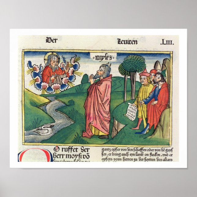 Poster Leviticus 1-7 The Law of Offerings, from 'Nu (Devant)