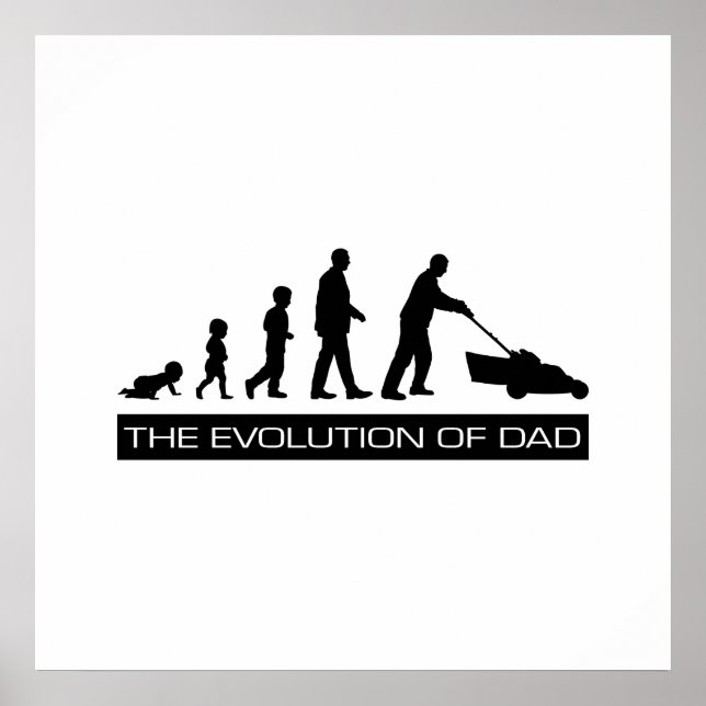 Poster L'évolution de papa (Devant)