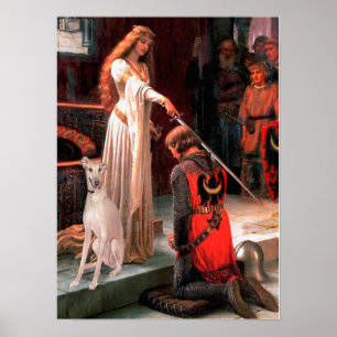 Poster Lévrier (faon 2) - L'Accolade