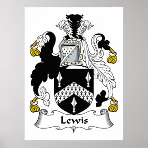 Poster Lewis Family Crest