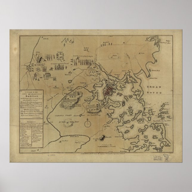 Poster Lexington, Concord et siège de Boston (Devant)