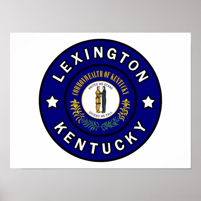 Poster Lexington Kentucky (Devant)