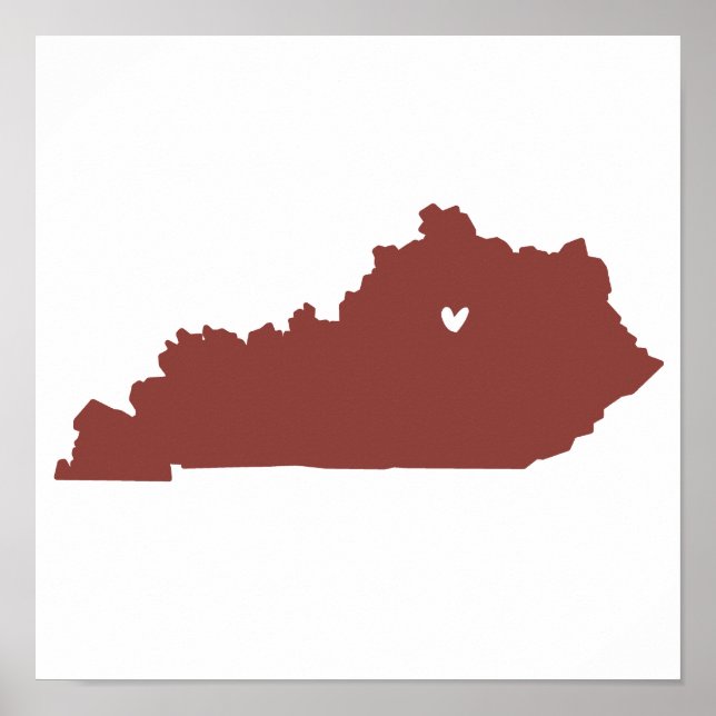 Poster Lexington, Kentucky Love (Devant)