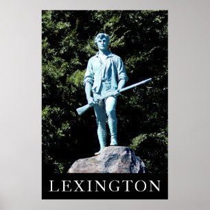 Poster Lexington Minuteman