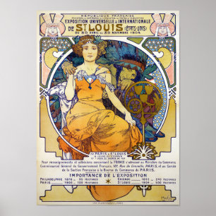 Poster L'exposition Saint-Louis, Mucha