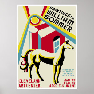 Poster L'exposition William Sommer