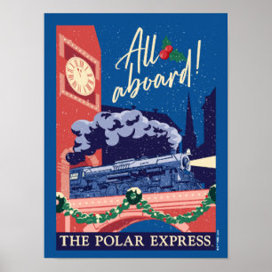 Poster L'Express Polaire - Tout À Bord !