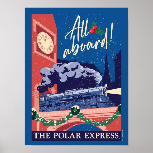 Poster L'Express Polaire - Tout À Bord ! (Devant)