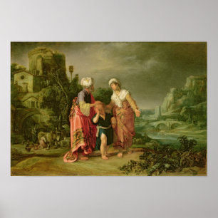 Poster L'expulsion de Hagar, 1612