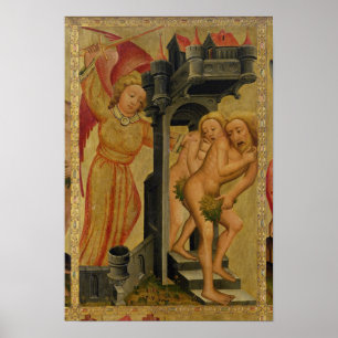 Poster L'expulsion du jardin du paradis