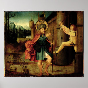 Poster L'expulsion du saint Roch de Rome