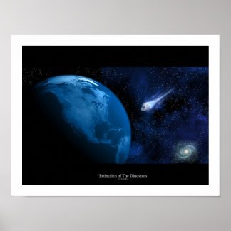 Poster L'Extinction Des Dinosaures