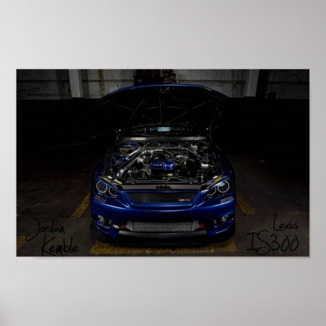 Poster Lexus IS300 (Devant)