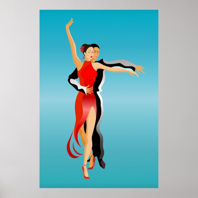 Poster LG. Rumba Dancers Dance Series (Devant)