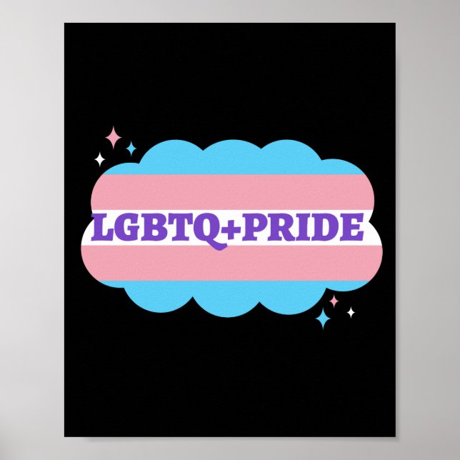 Poster LGBT+Pride. Gay- amour arc-en-ciel. (Devant)