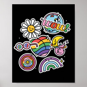 Poster LGBT+Pride. L'amour est l'amour. drapeau arc-en-ci