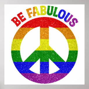 Poster LGBT Soyez fabuleux