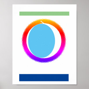 Poster LGBTQ+ Math Enso Bouddhiste