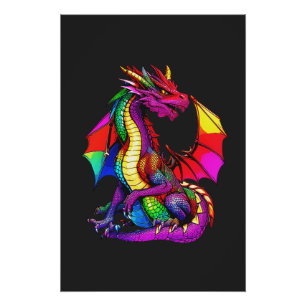 Poster LGBTQ+ Pride Dragon