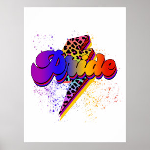 Poster LGBTQIA+ Soutien de la fierté Sensibilisation