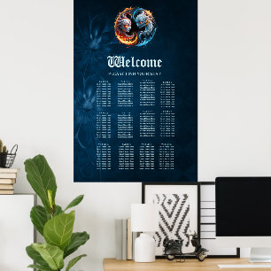 Poster L'harmonie élémentaire, yin et yang de la nature.