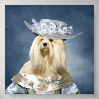 Poster Lhasa Apso Baroness Imprimer
