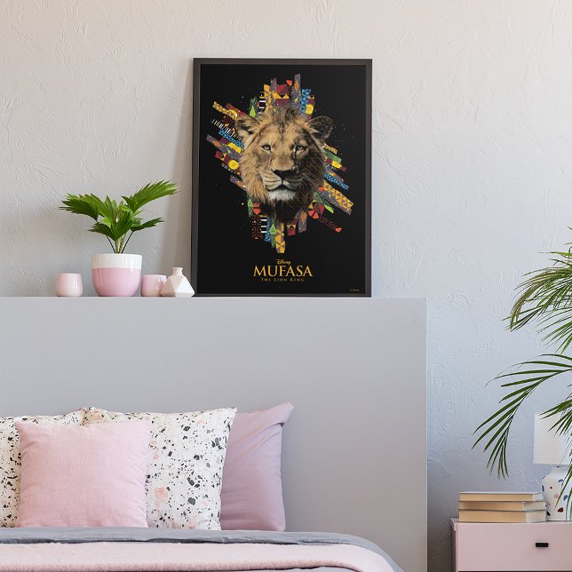 Poster L'héritage mufasa des terres de la fierté (Poster in frame)