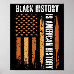 Poster L'histoire des Noirs est l'histoire américaine Bhm