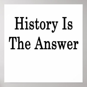 Poster L'Histoire Est La Réponse