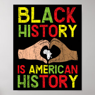 Poster L'Histoire Noire Est Américaine L'Histoire Africai