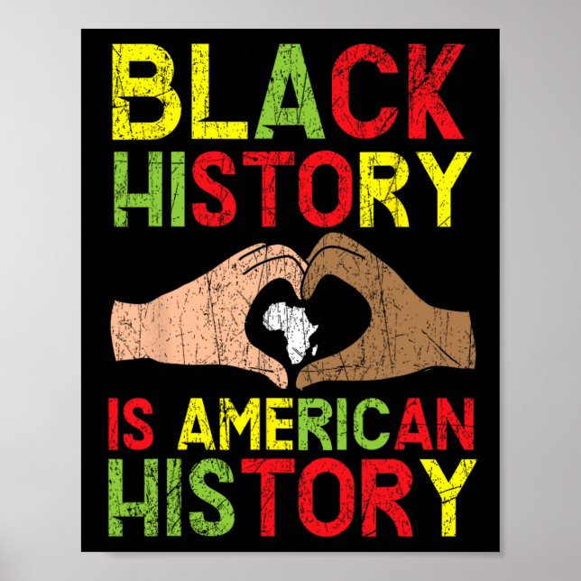 Poster L'Histoire Noire Est Américaine L'Histoire Africai (Devant)