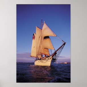 Poster L'historique Western Union Schooner, Key West