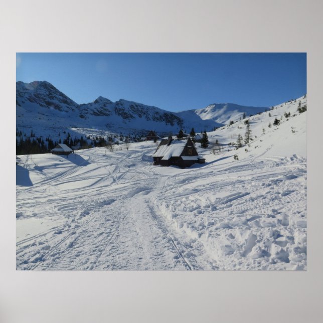 Poster L'hiver à Tatras (Devant)