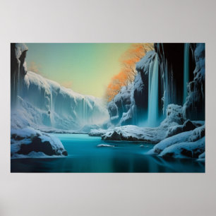 Poster L'hiver dans le vide aquatique